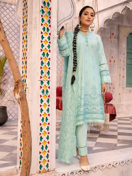 Azure BY AALAYA D-03 Vol 01 '23 Unstitched Sequence Embroidered Collection