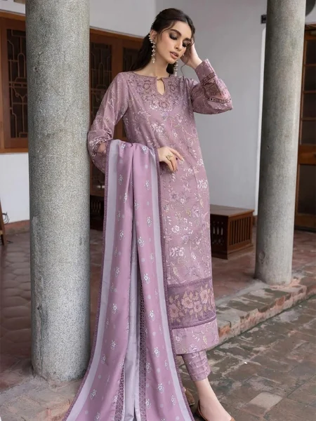 Jahanara IJK-06 DELARAM By Iznik Unstitched Winter print '23