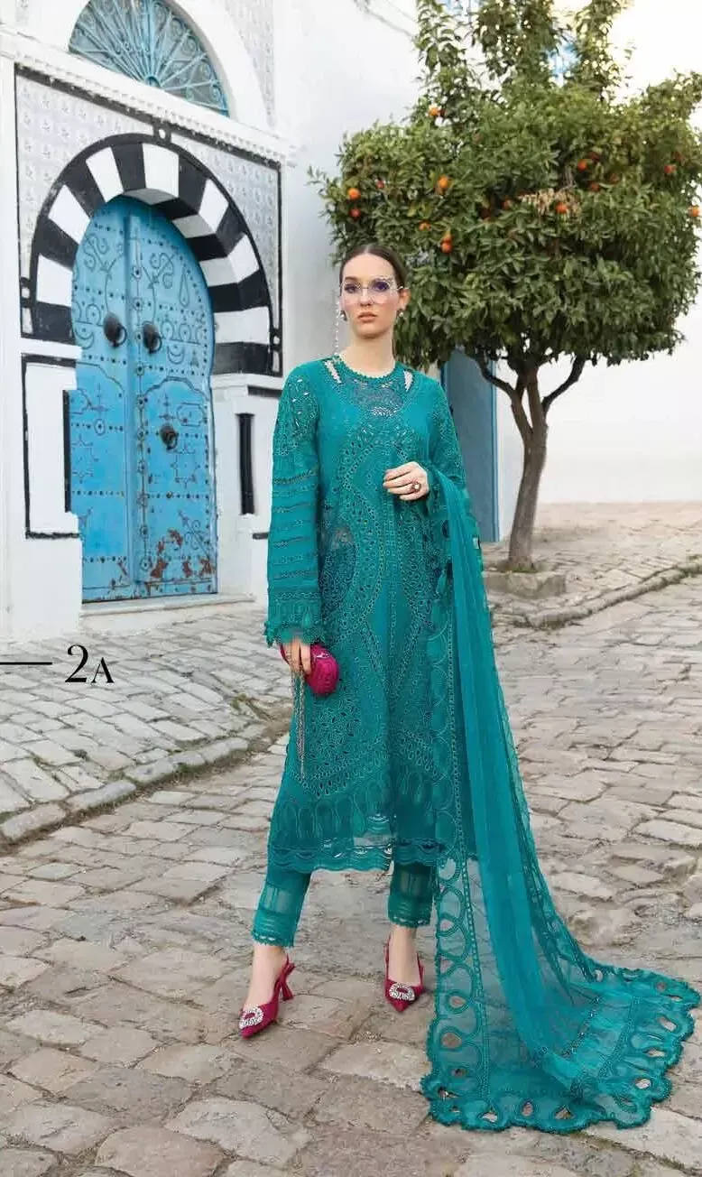 MARIA B LAWN 2A | Unstitched Collection | SHELAI8408