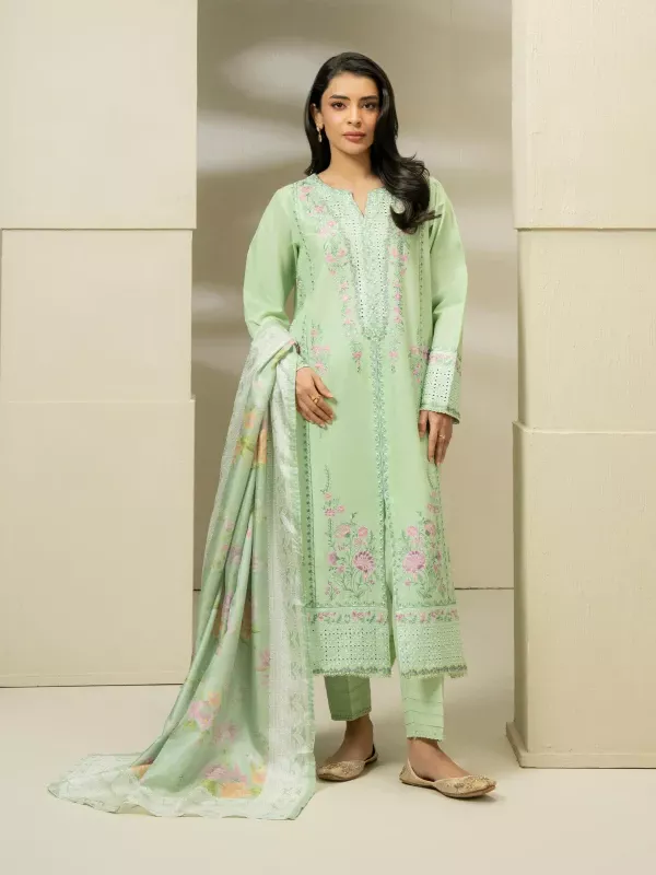 LimeLight Embroidered 3 Piece Cambric A0783SU