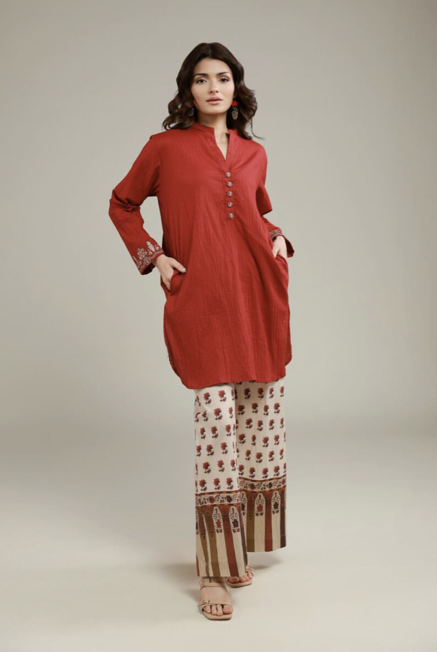 KHAADI ST Floral Crinkled | 10E2-04TA