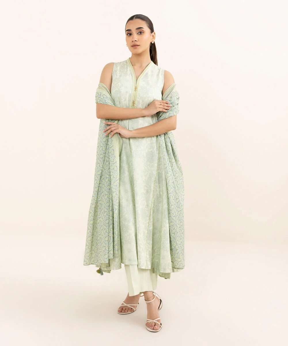 Sapphire | 3 Piece - Printed Lawn Suit | 25V62