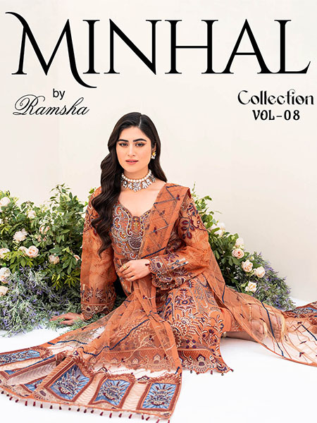 Ramsha Minhal Collection Vol 08