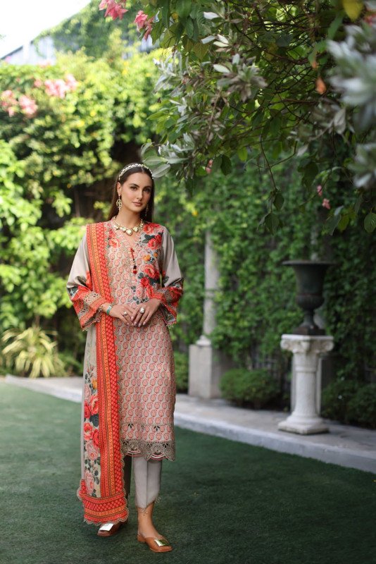 Charizma Range | Unstitched Printed Lawn collection 2026 | SHELAI26082802