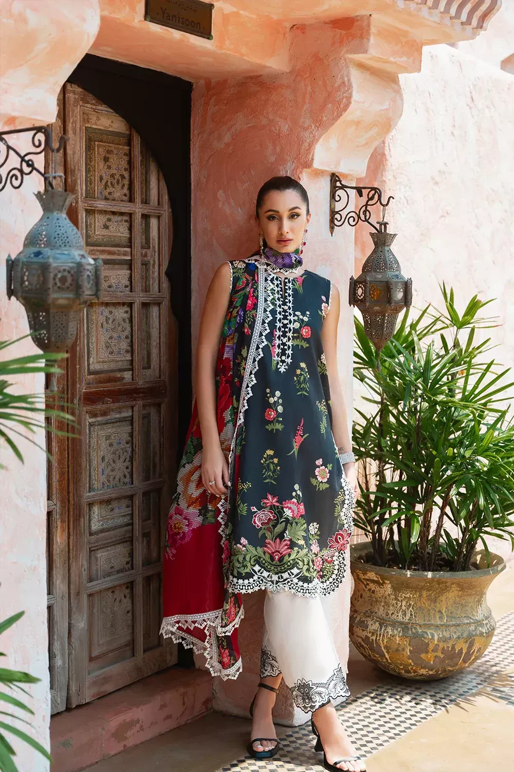 Saira Rizwan Luxury Lawn Unstitched Collection Vol 2 2024 | SHELAI3536