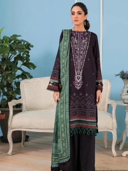 Ittehad FFBS15-3PS-PUP Digital Printed Lawn Suits Unstitched 3 Piece