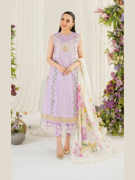 ASIFA & NABEEL PRETTY IN PINK BABY'S BREATH (PP-8) UNSTITCHED COLLECTION ''24