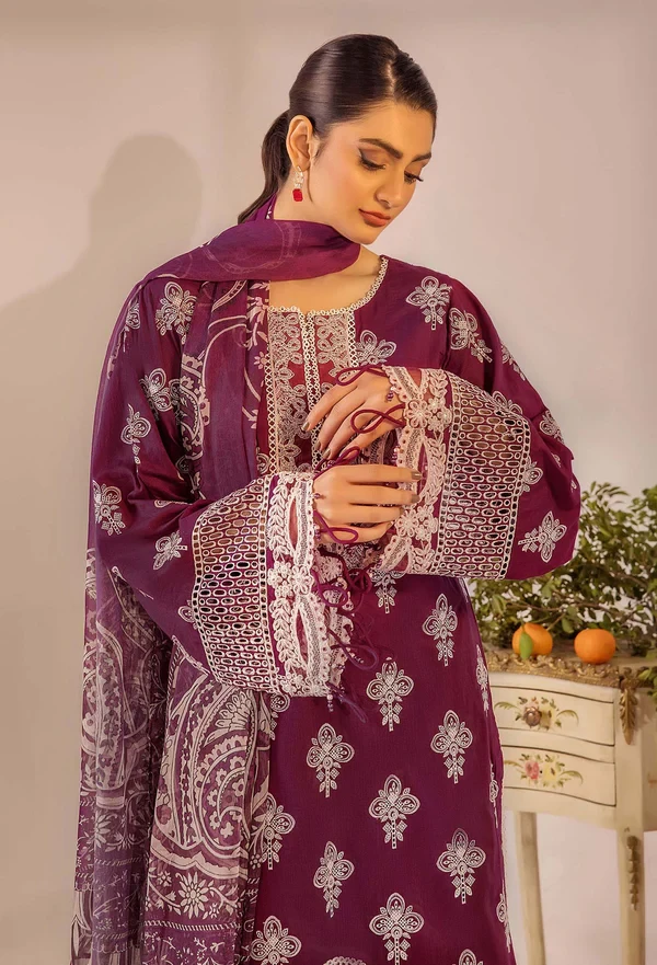 Adans Libas Chikankari Luxury Lawn 25 | SHELAI38592