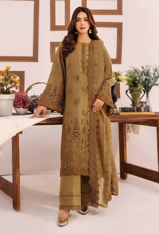 Adan's Libas Stella Stitched 3 piece | D1