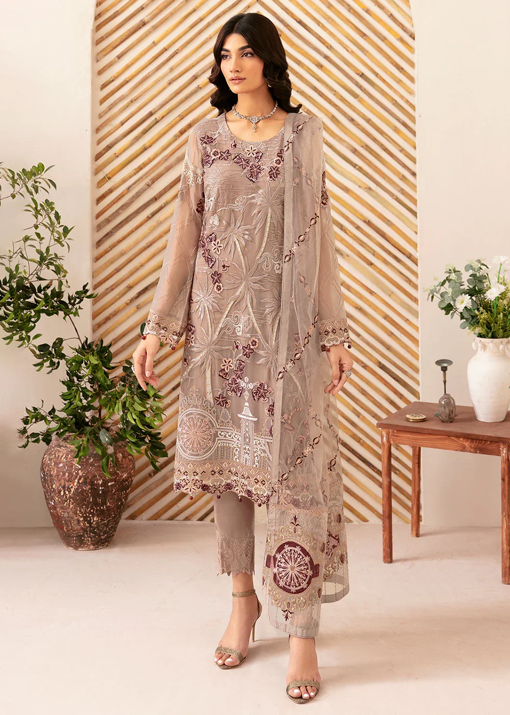 Rangoon Chiffon Collection by Ramsha | D-1206