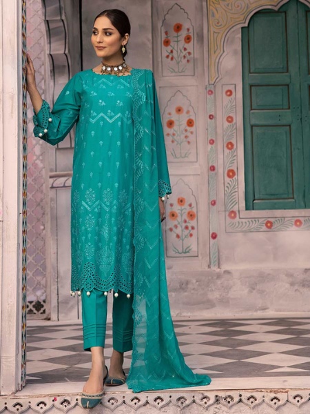 Azure BY AALAYA D-06 Vol 01 '23 Unstitched Sequence Embroidered Collection