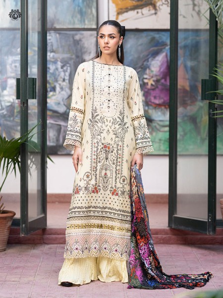 MORJA GMJ2404A2 LUXE LAWN UNSTITCHED ''24 COLLECTION BY GULLJEE