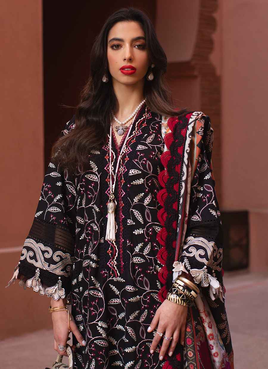 NOIR SOUQ FTA-08 Lawn by Farah Talib Aziz 3 pcs at shelai