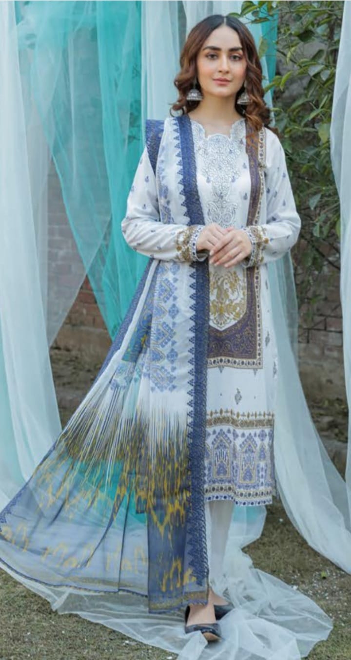 Rang e haya unstitched embroidered GRH2303 A11 3 piece at Shelai