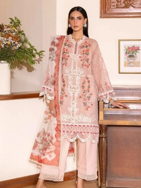 Sana Safinaz Muzlin M232-006B-CH Summer Volume-02 Collection 2023