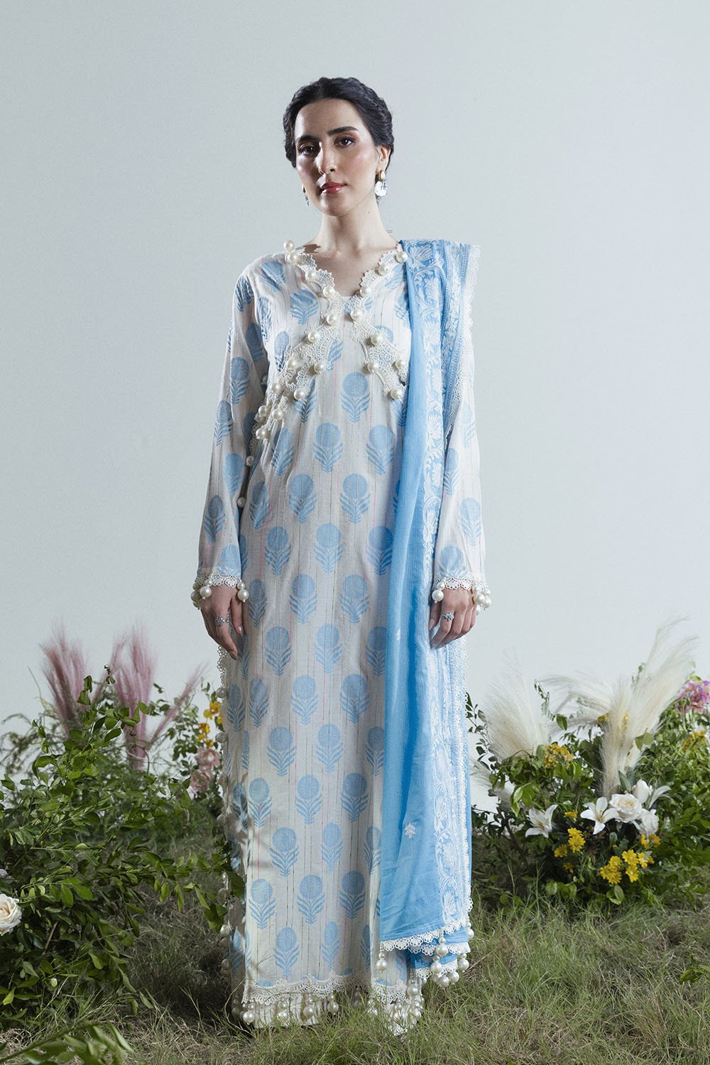 Gul Ahmed Giardino Unstitched | FE-52066