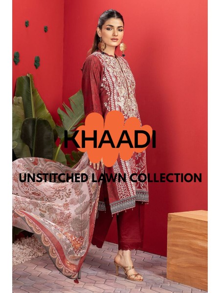 KHAADI UNSTITCHED LAWN COLLECTION ''24