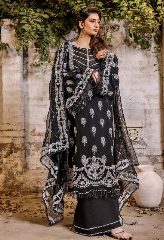 Adans Libas Chikankari Luxury Lawn 25 | Chikankari 4774