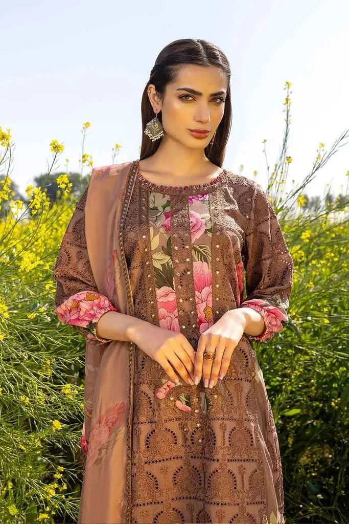 Charizma lawn chikankari collection vol-1 CCK23-08 3PC at Shelai