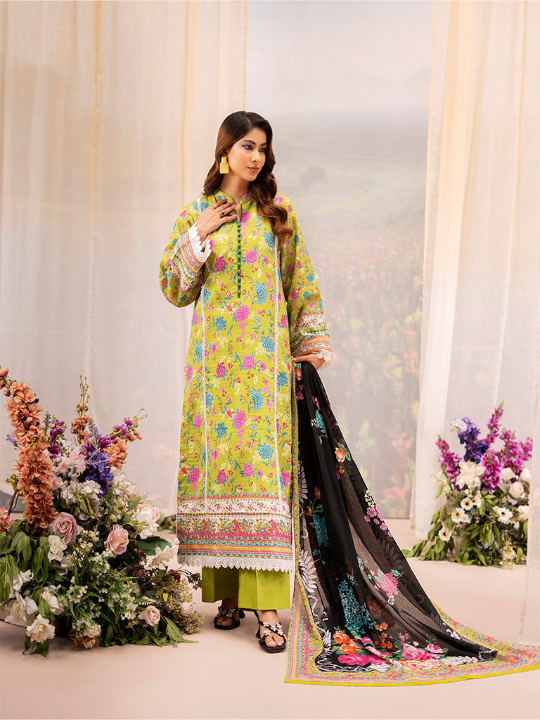 Raha Summer Prints Exclusive Unstitched Collection | D6