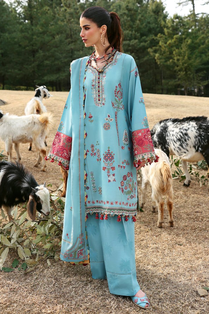 ZAHA Lawn 2025 – Unstitched Exclusive Collection | RHEA (ZL25-14 A)