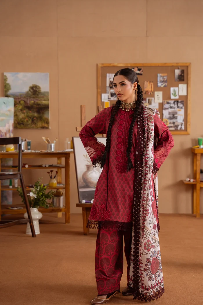 Saira Rizwan Unstitched Lawn Vol-2 in Bangladesh SEREN-A-SRL25-08