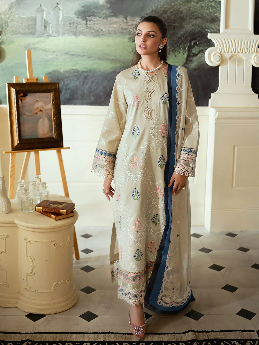 MIEL | 3PC Unstitched | Celine By Faiza Faisal