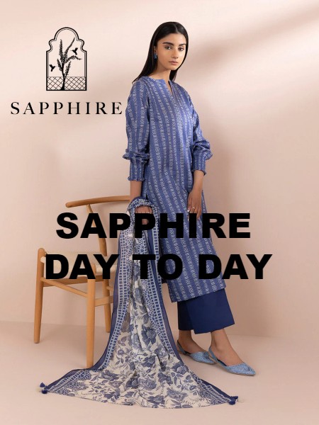SAPPHIRE UNSTITCHED DAY TO DAY COLLECTION ''24