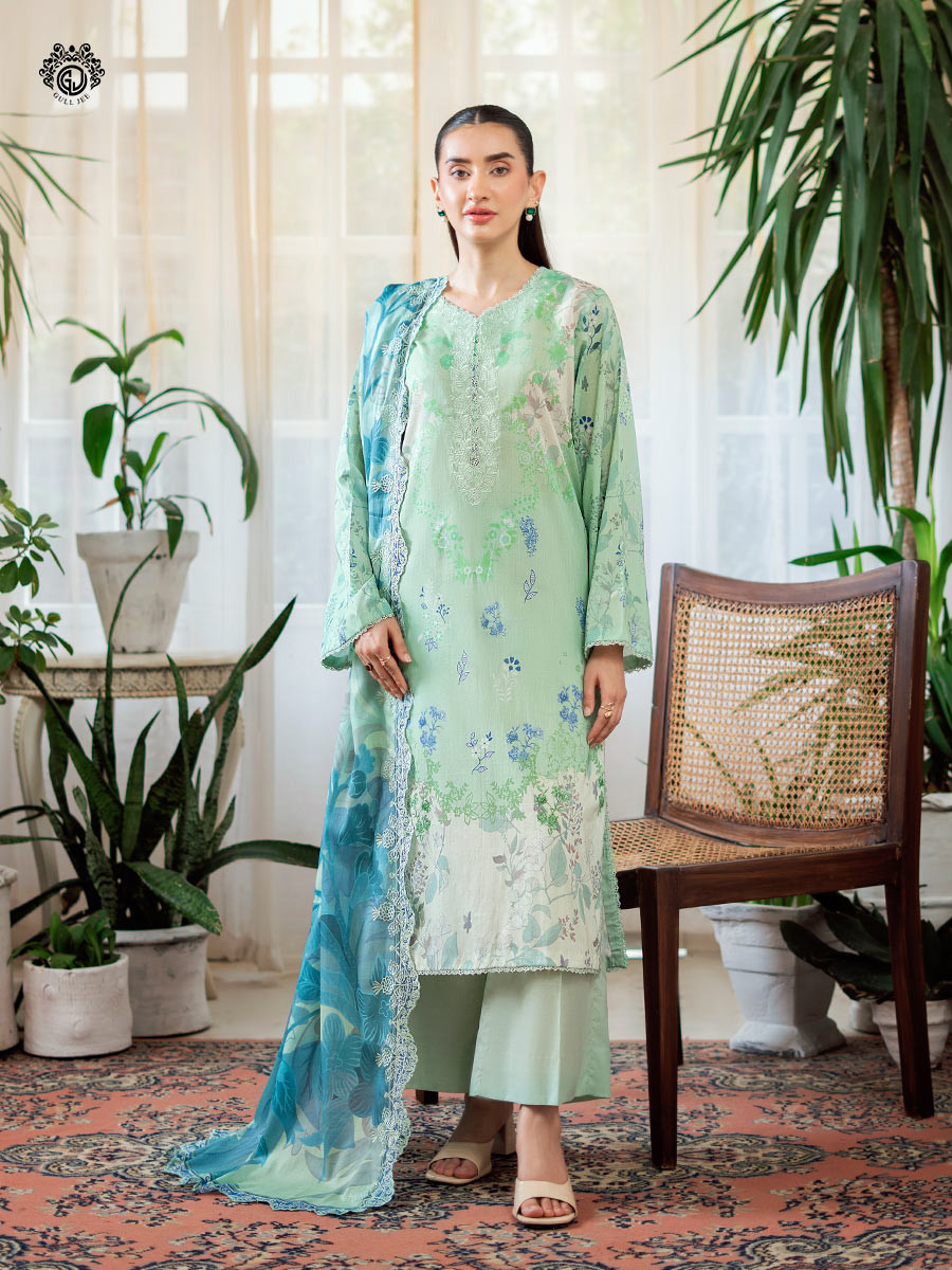 Mahajal by Gulljee Unstitched Lawn Collection 25 | GMHJ2510A4