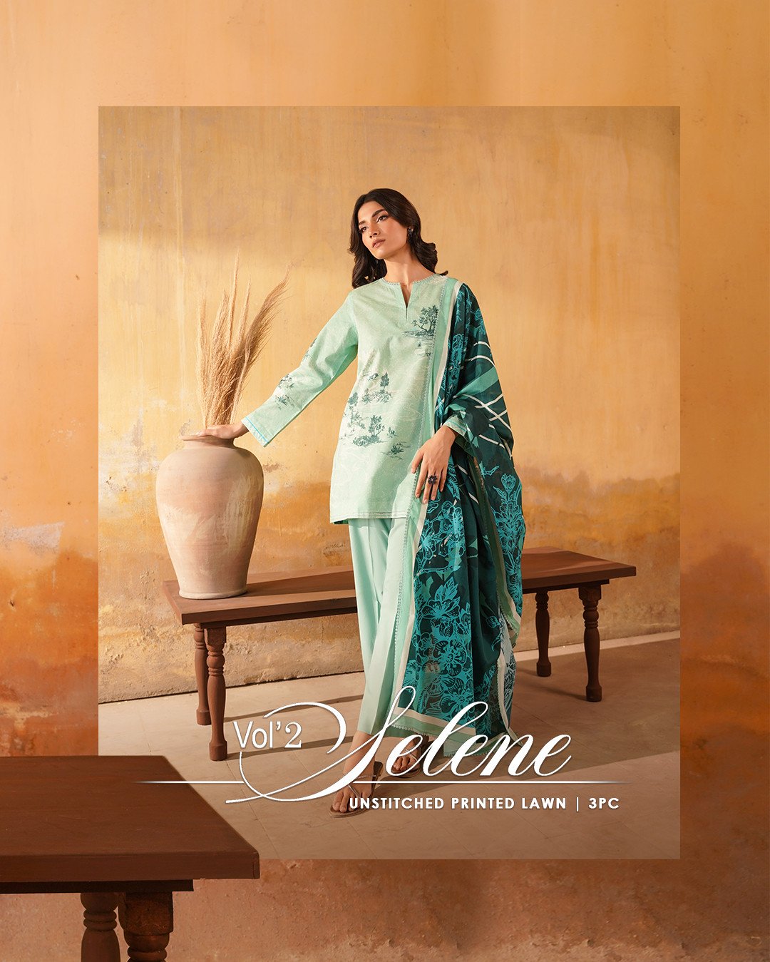 Sahar Selene Unstitched Lawn Exclusive Collection 25
