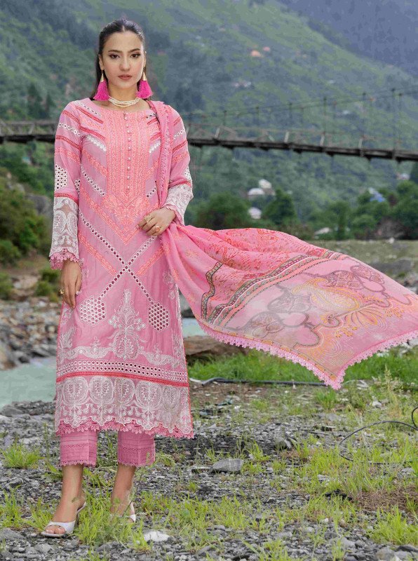 Adan's Libas Muskari Unstitched 3 piece | D-09