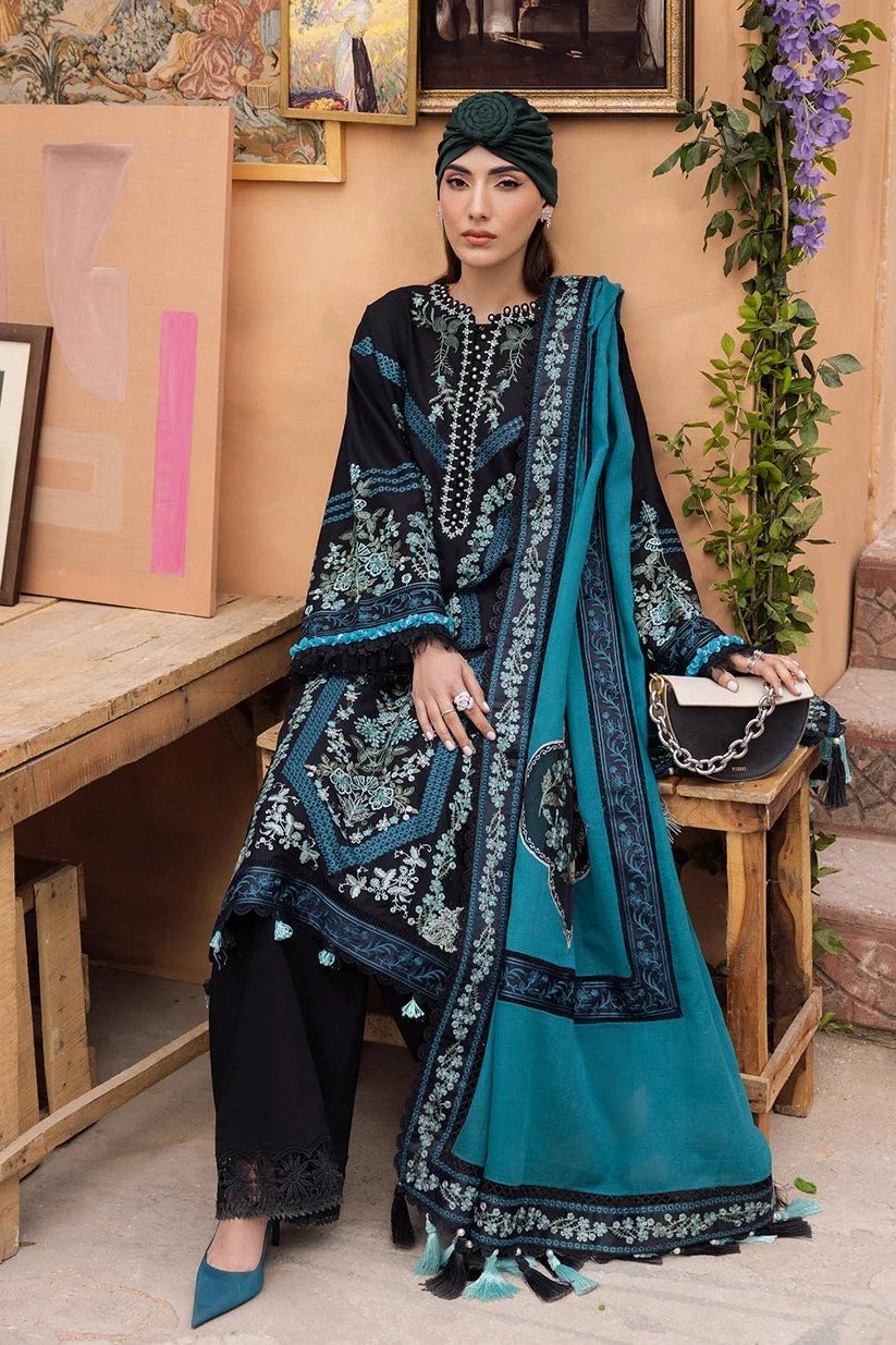 Saad Shaikh | La' Amour Luxury Lawn | Reh | SHELAI8512