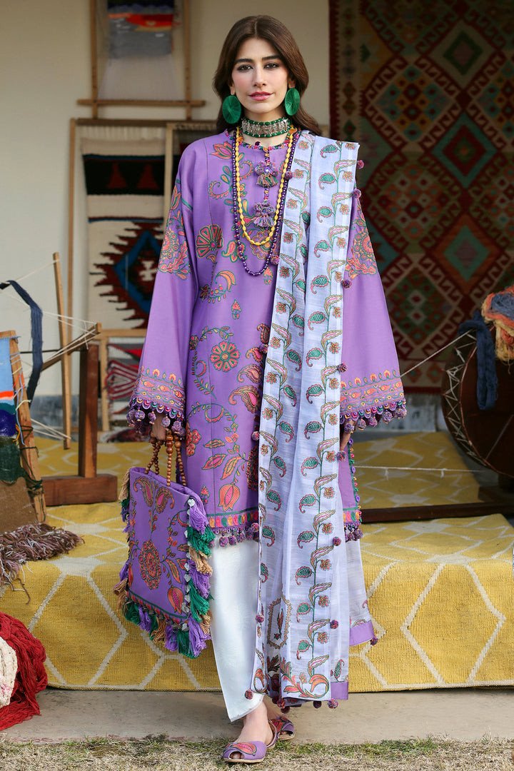 ZAHA Lawn 2025 – Unstitched Exclusive Collection | ZARIAH (ZL25-09 A)