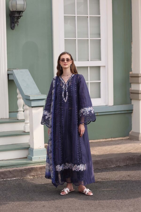 Noor By Saadia Asad Embroidered Chiffon D7 | SHELAI27413