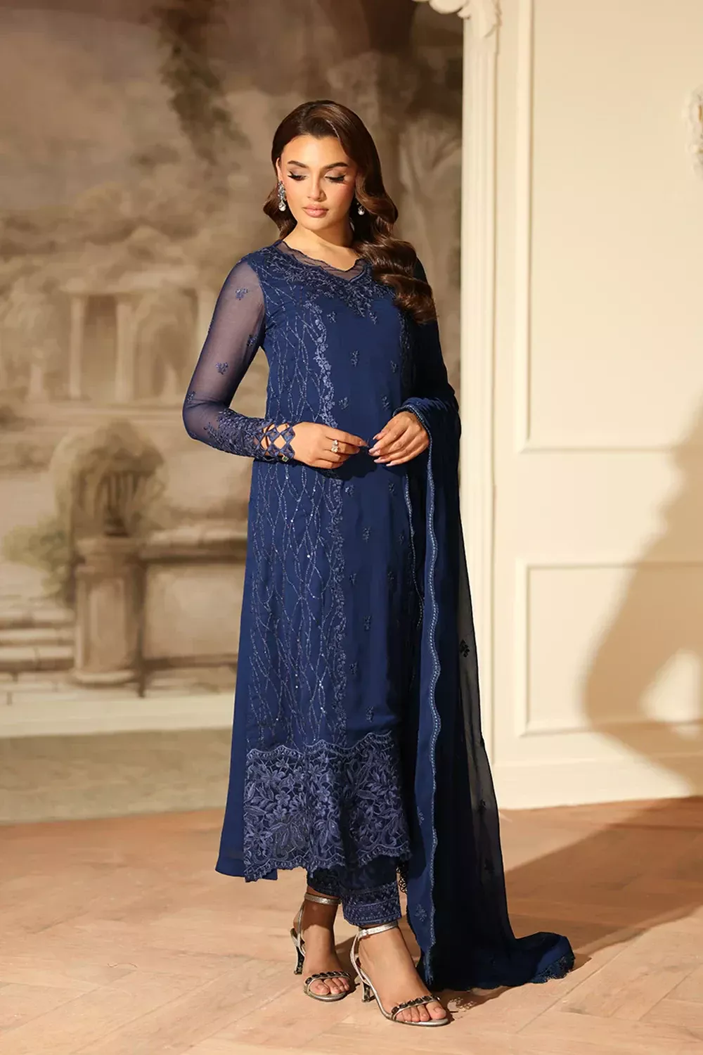 Azure Ensembles Festive 3Pcs |Royal Eclipse
