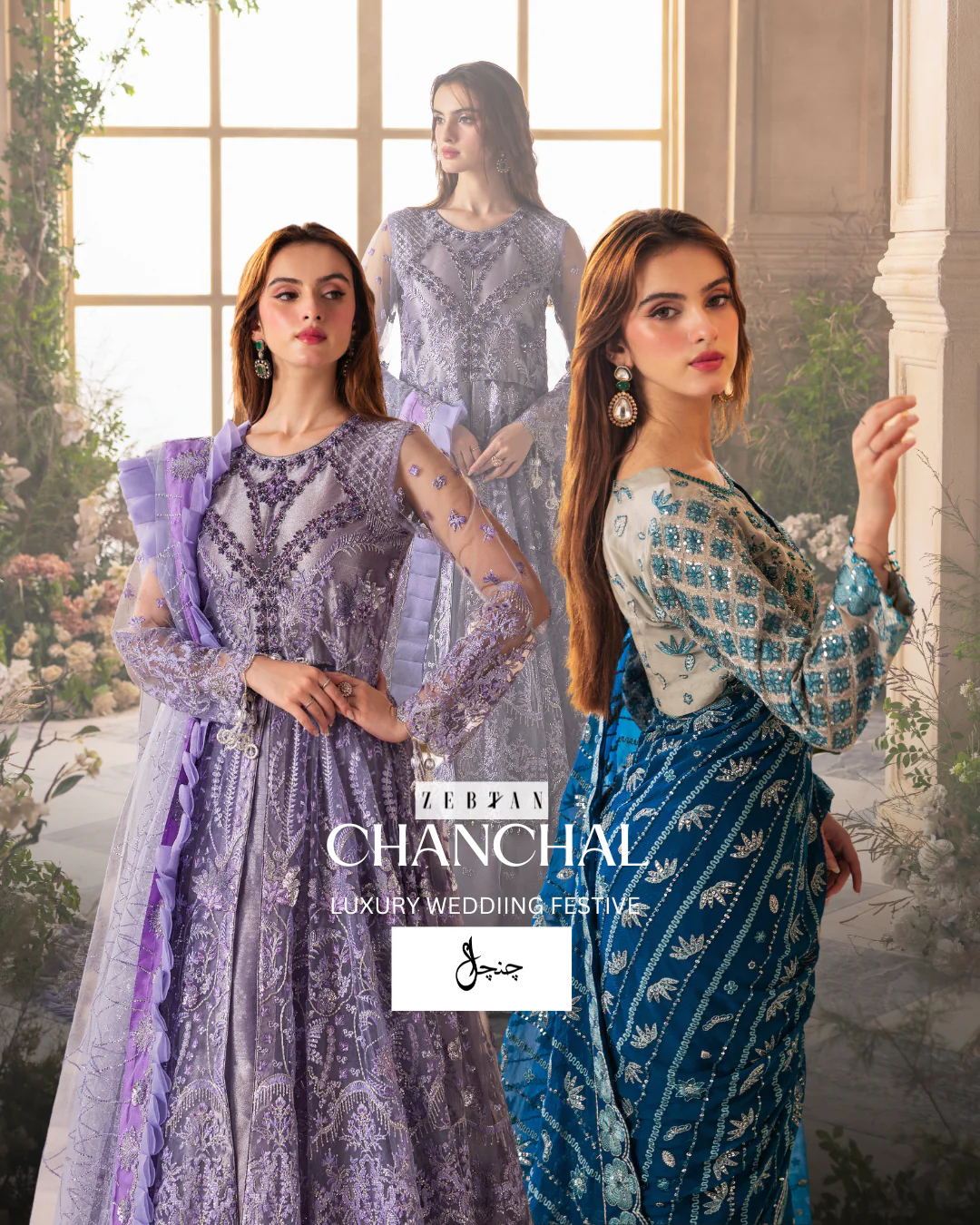 Zebatan Chanchal Ebroidered Collection