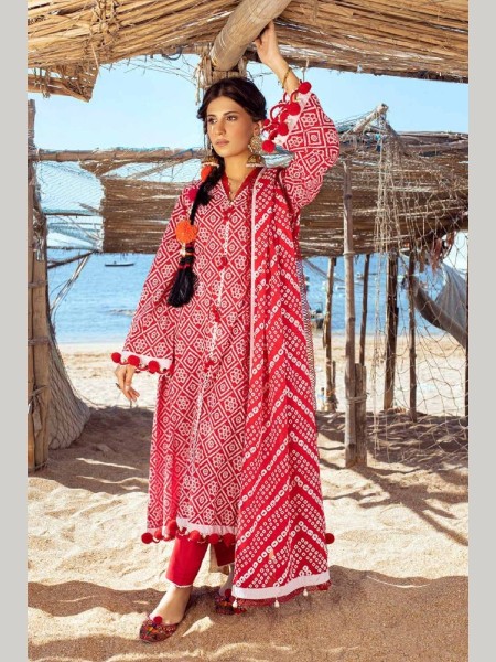 GULAHMED CL-42010 A CHUNRI 3PCS UNSTITCHED COLLECTION