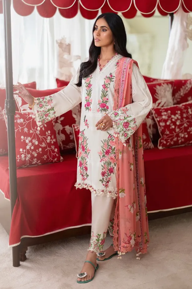 Sana safinaz muzlin spring vol-1 18B three-piece at Shelai