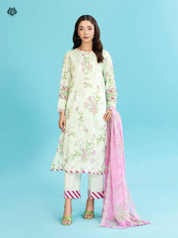 MORJA Unstitched Embroidered 3 pc | GMJ-A11