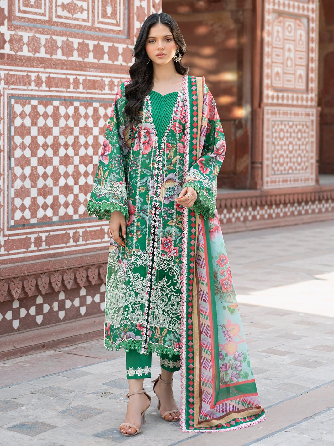 Bin Ilyas Naqsh Unstitched Lawn Exclusive Collection | D14