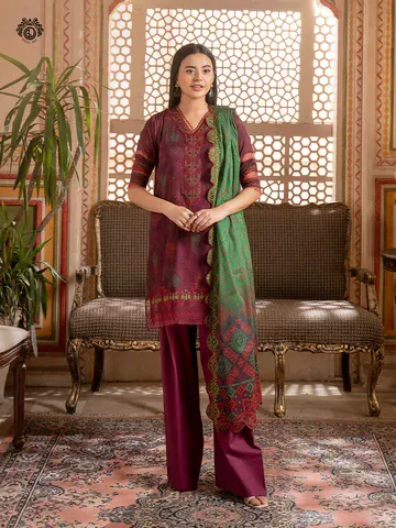 Gulljee Rang Pasand | 3 PC UN-STITCHED | GRP2514A9