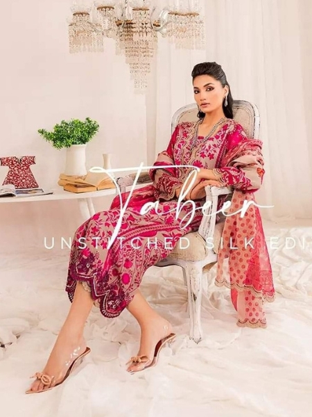 Charizma Tabeer - Unstitched Silk Edit Collection'23