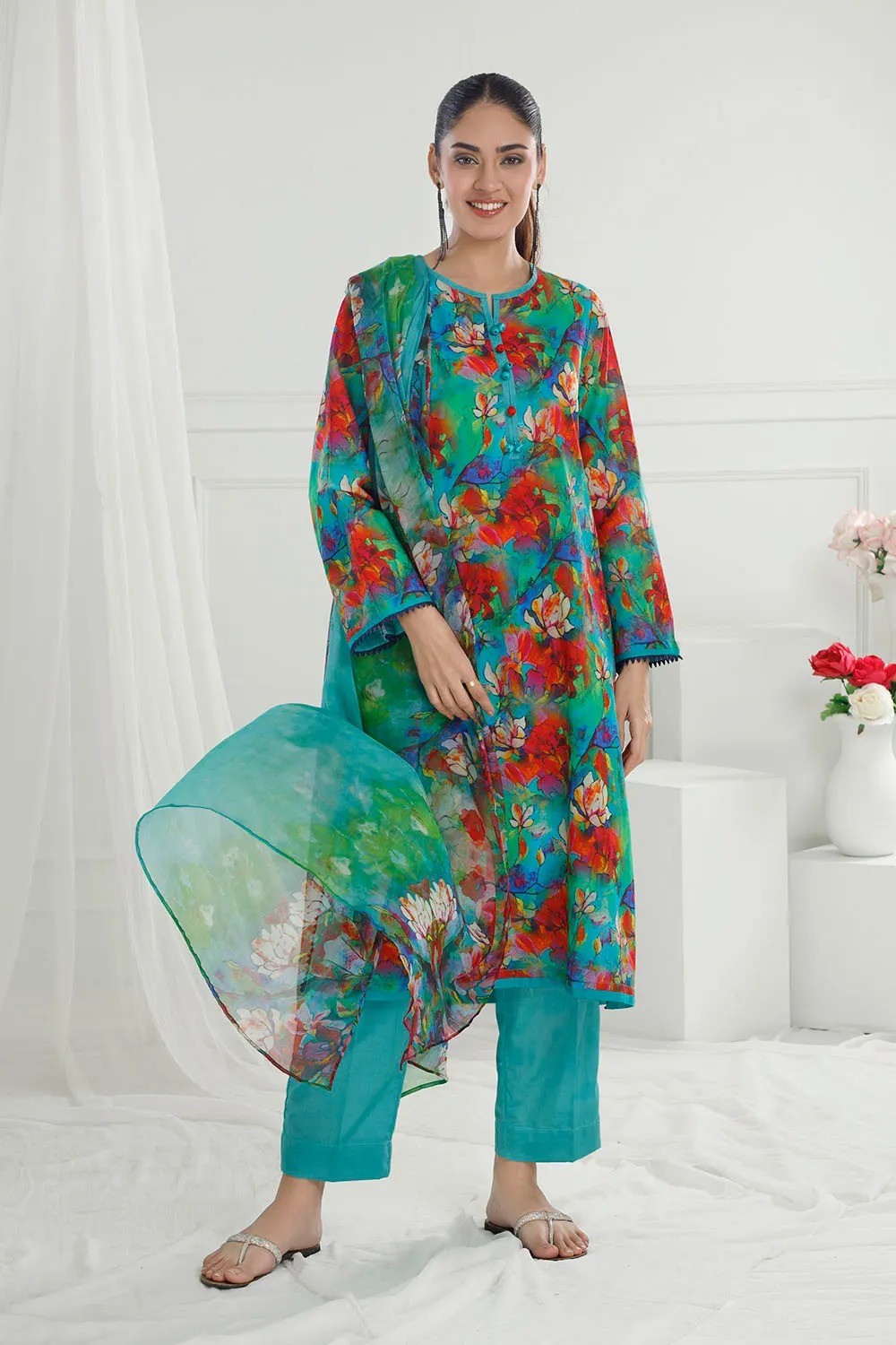 GulAhmed Summer Lawn | C-52003 Unstitched Printed 3 Piece