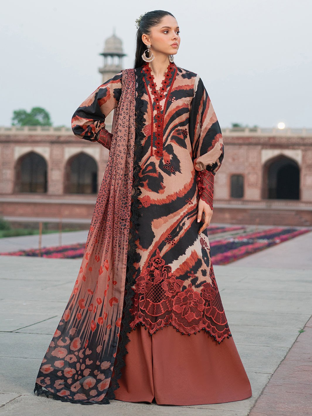 Bin Ilyas Naqsh Unstitched Lawn Exclusive Collection | D13