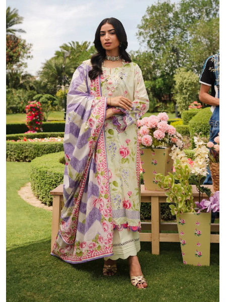 ELAF PRINTS EEP-03B - Meadow Magic PRINTD UNSTITCHED LAWN COLLECTION ''24