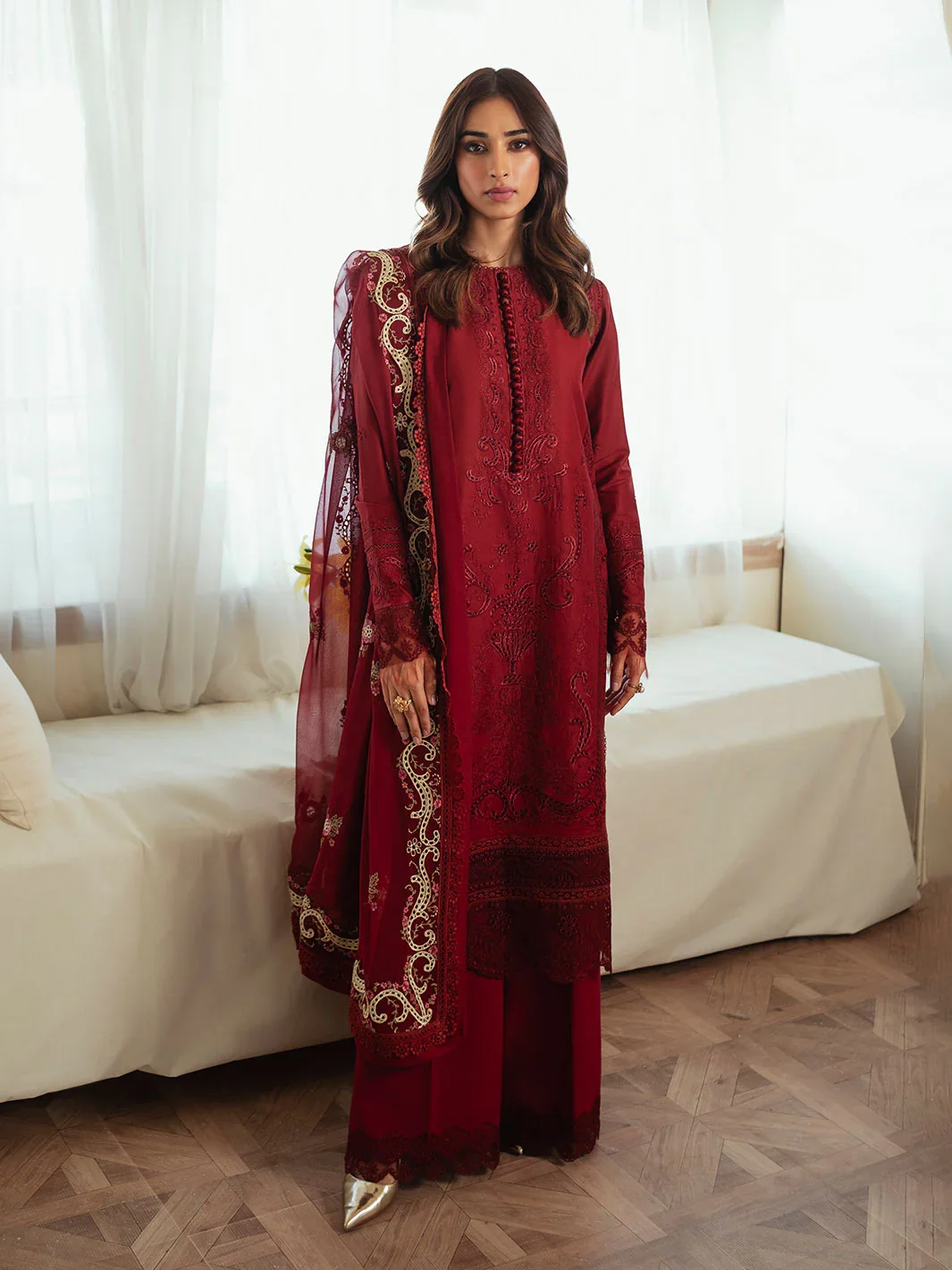 ZUHA | 3PC Unstitched | Celine By Faiza Faisal