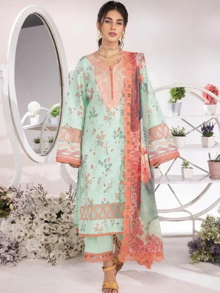 Rang Rasiya Mint Summer Breeze Lawn Collection 2023