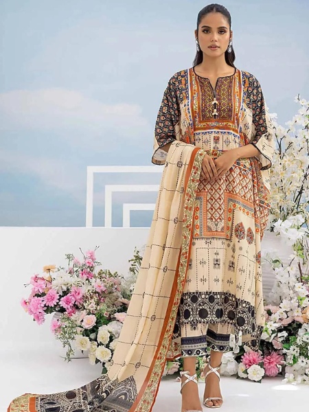 GUL AHMED HERITAGE STORY CL-32478 Unstitched Printed Lawn Collection 2023