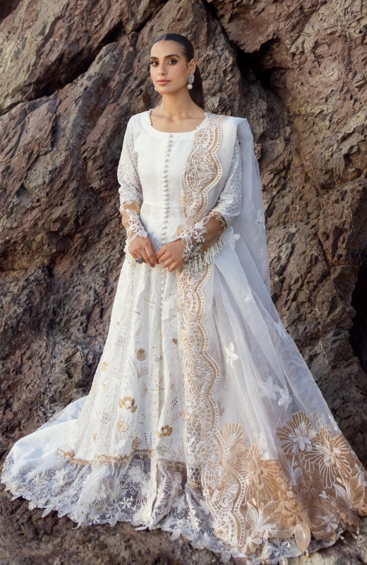 Alzohaib Mahiymaan Luxury Lawn 2026 | D-01