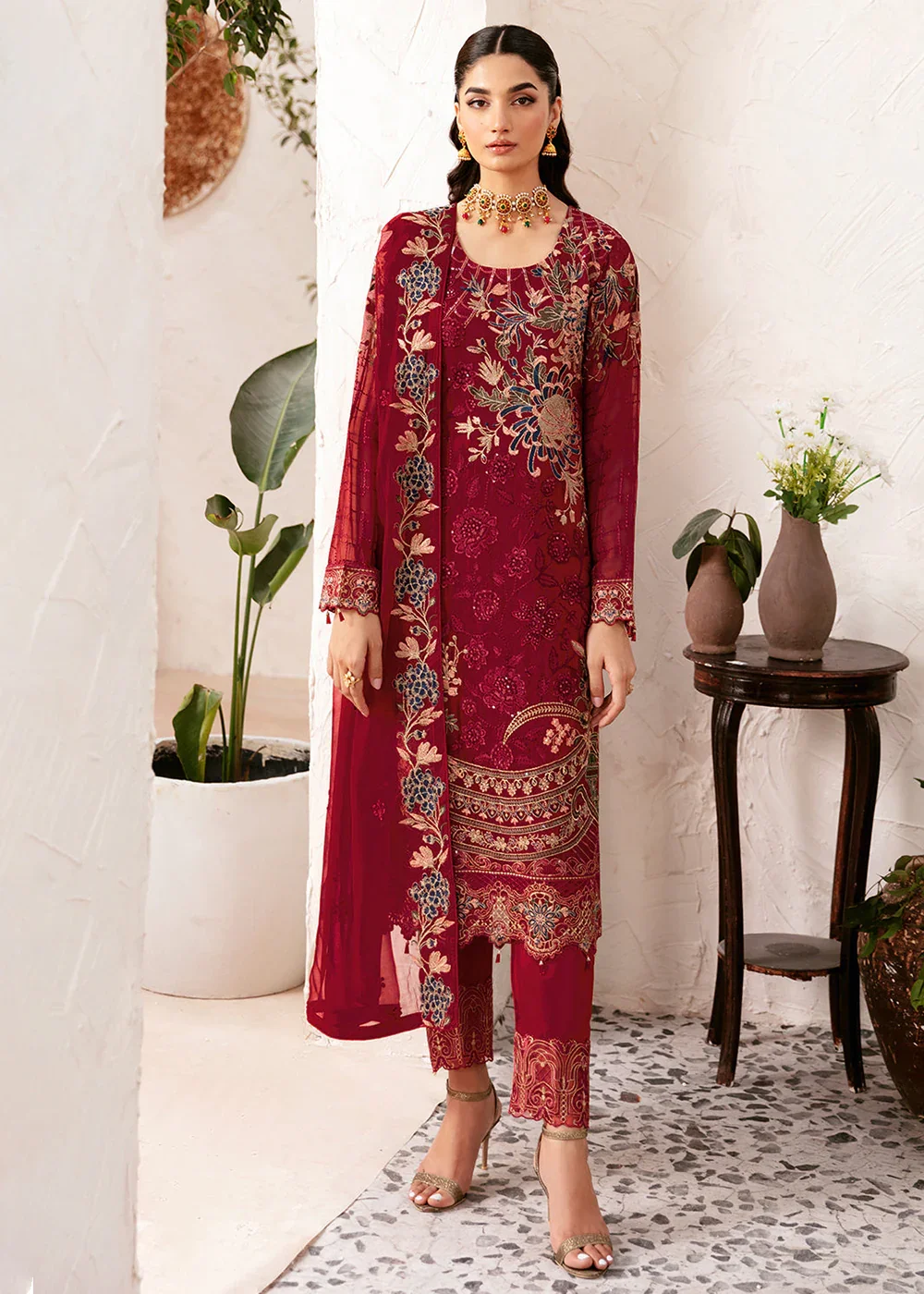 Rangoon Chiffon Collection by Ramsha | D-1205